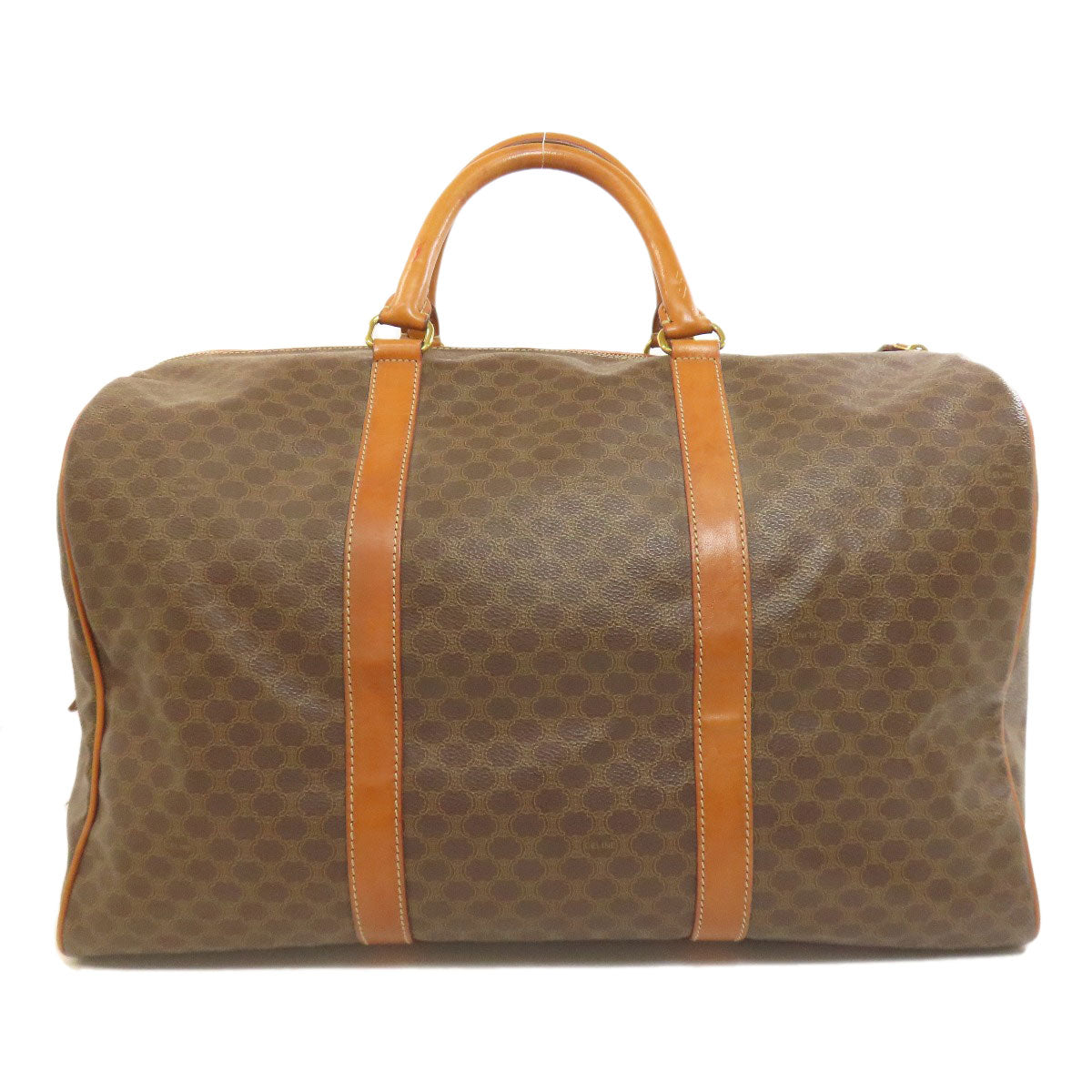 CELINE Macadam pattern Boston bag PVC Ladies [Used]