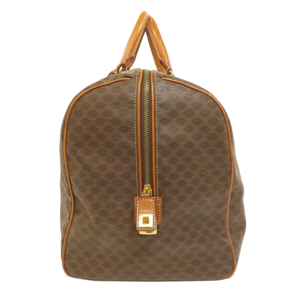 CELINE Macadam pattern Boston bag PVC Ladies [Used]
