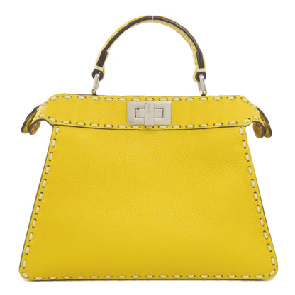 FENDI Peekaboo iSeeU Selleria 2WAY Handbag Calf Ladies [Used]