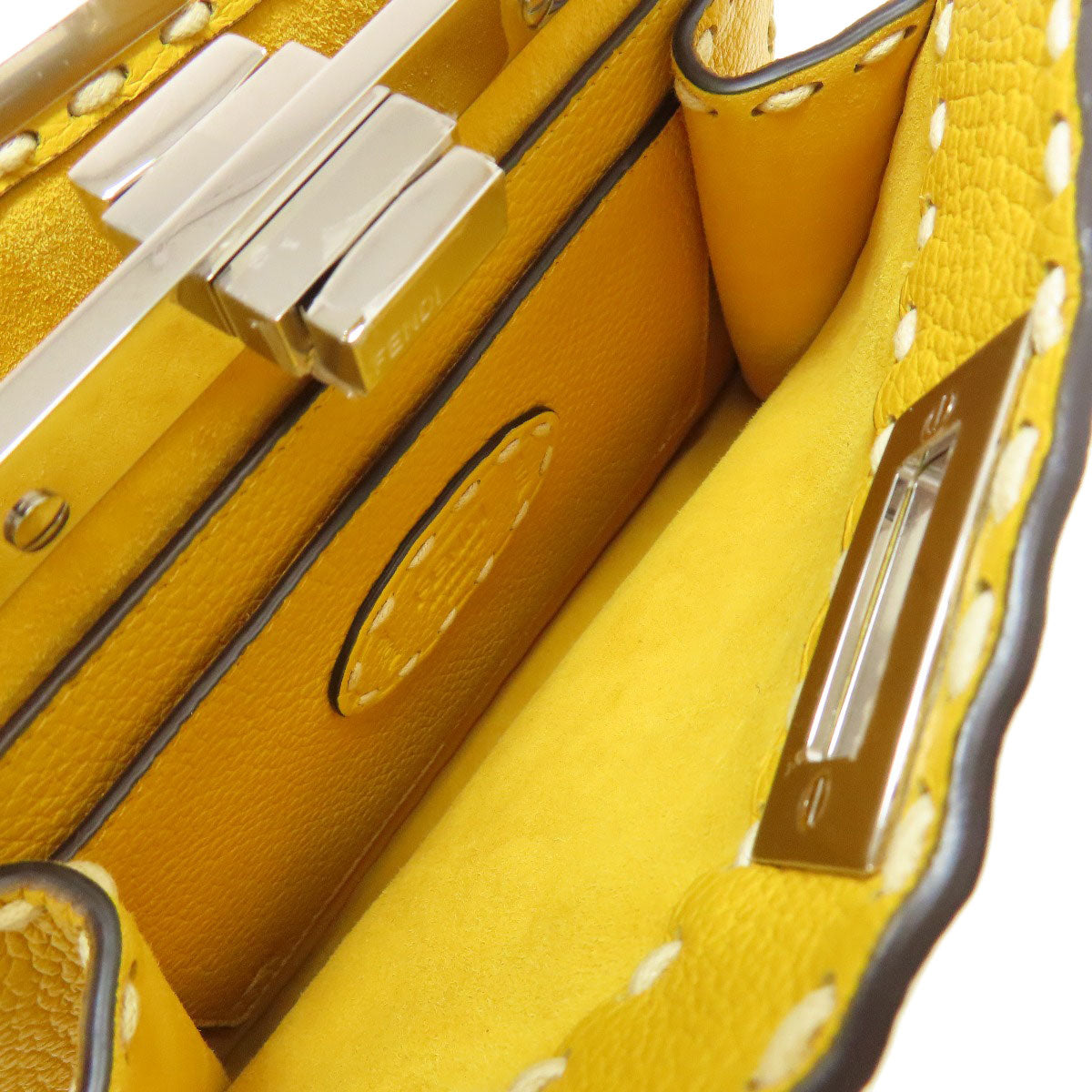 FENDI Peekaboo iSeeU Selleria 2WAY Handbag Calf Ladies [Used]