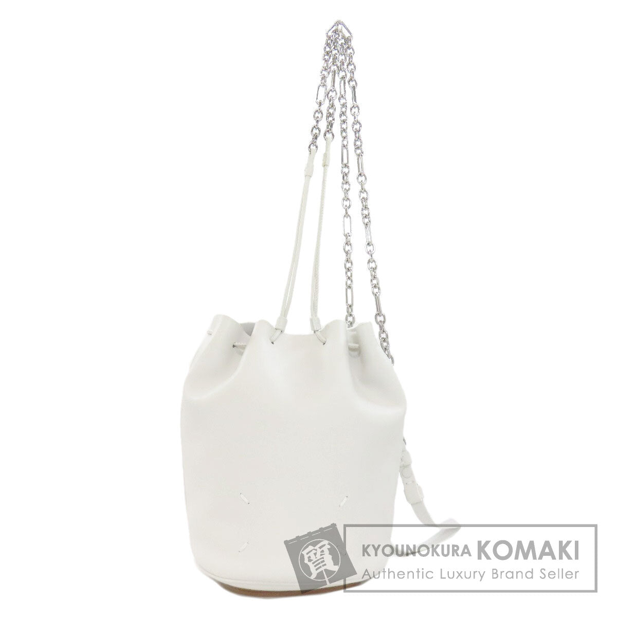 MaisonMargiela Tabi Bucket Shoulder Bag Leather Ladies [Used]