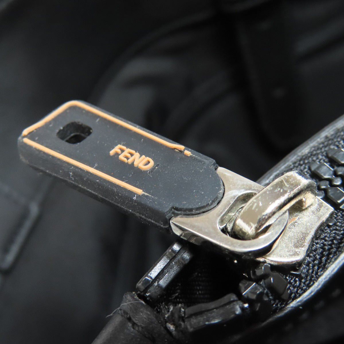 FENDI logo Tote Bag Canvas Ladies [Used]