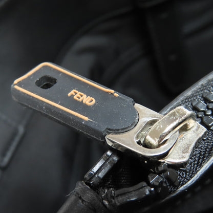 FENDI logo Tote Bag Canvas Ladies [Used]