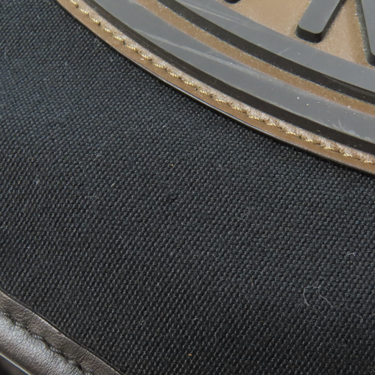 FENDI logo Tote Bag Canvas Ladies [Used]