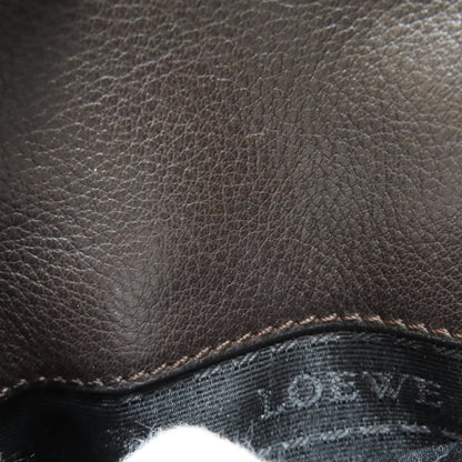 LOEWE anagram Shoulder Bag Leather Ladies [Used]