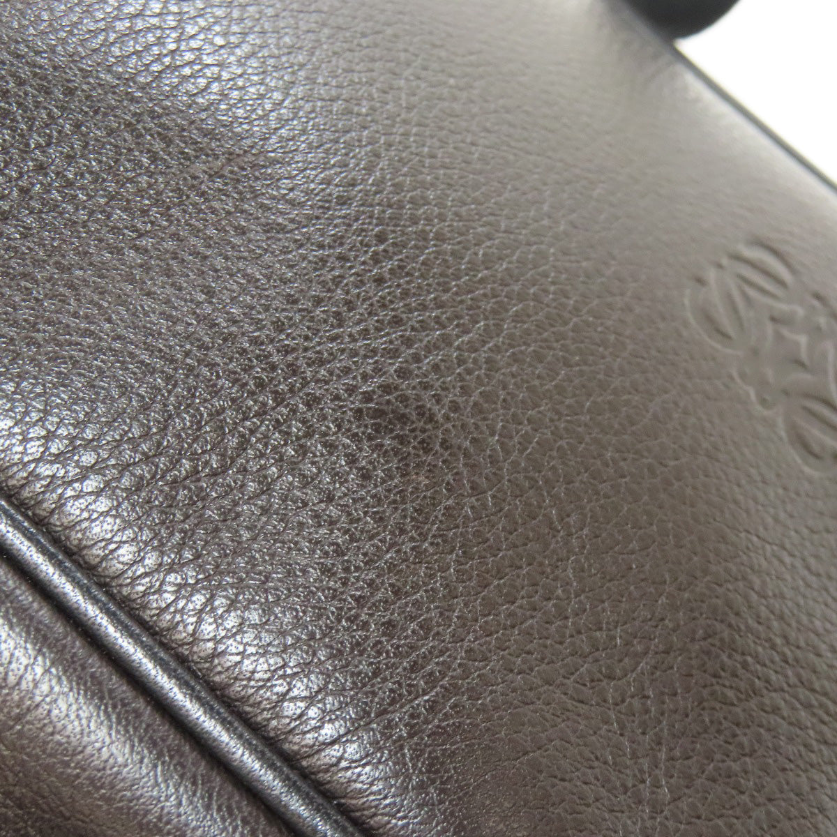 LOEWE anagram Shoulder Bag Leather Ladies [Used]