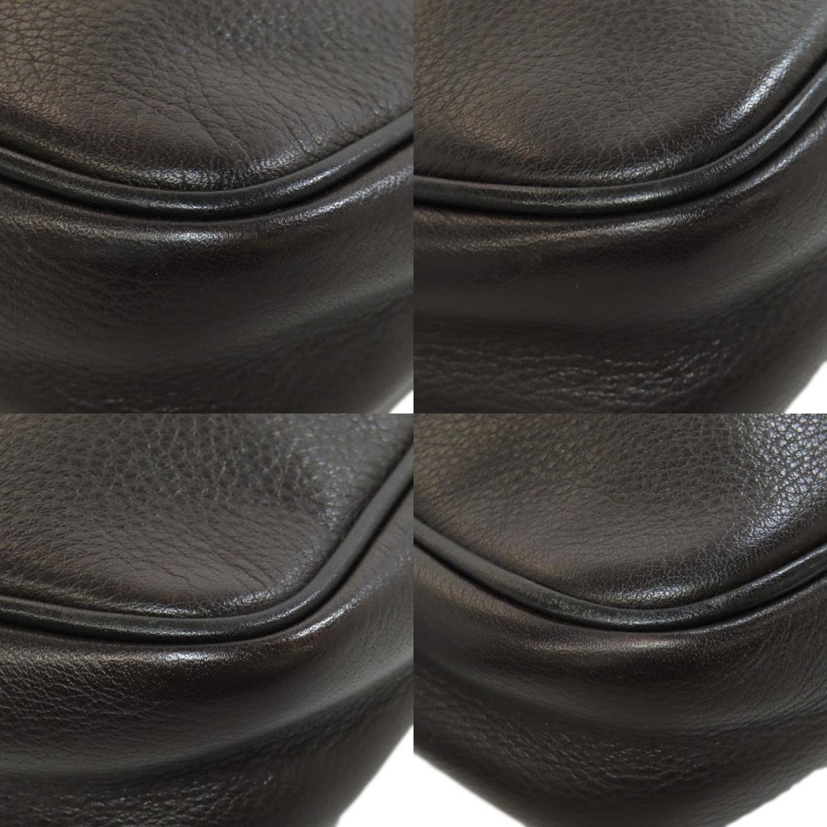 LOEWE anagram Shoulder Bag Leather Ladies [Used]