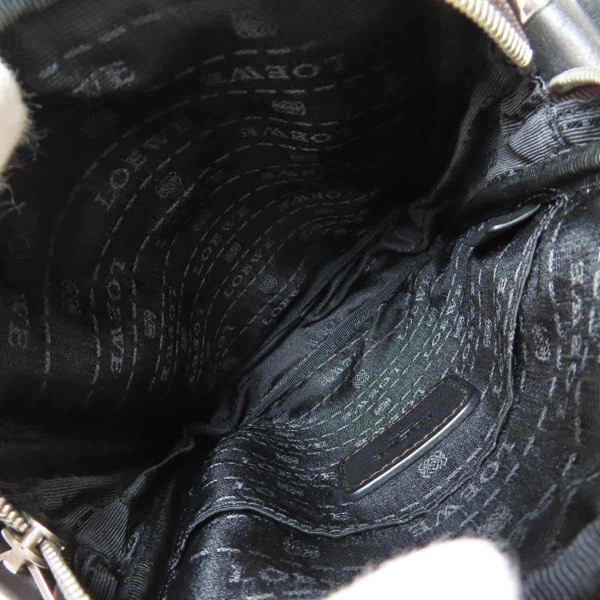 LOEWE anagram Shoulder Bag Leather Ladies [Used]