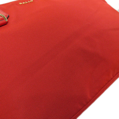 BALLY logo Tote Bag Nylon Ladies [Used]
