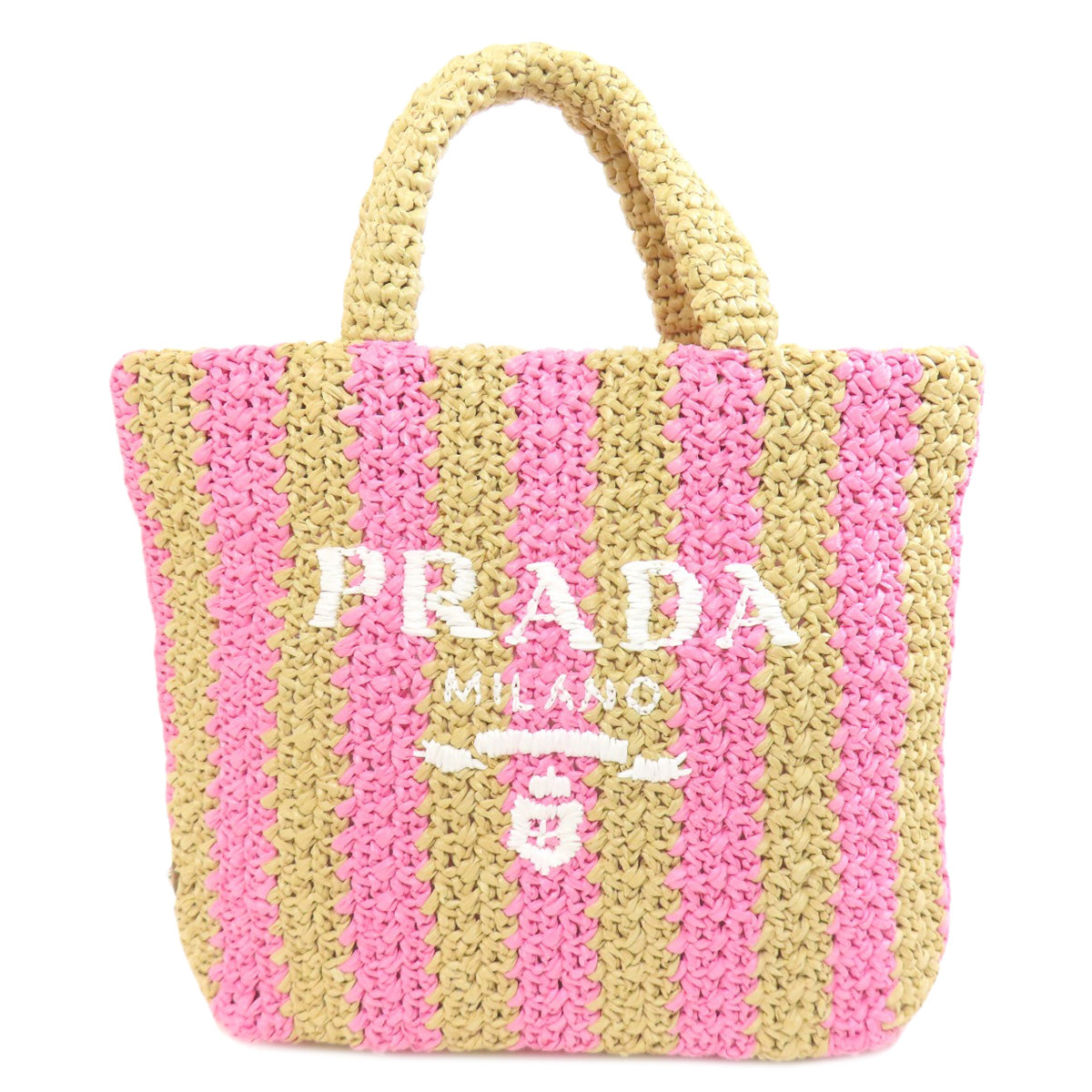 PRADA Small Crochet Handbag Viscose Ladies [Used]