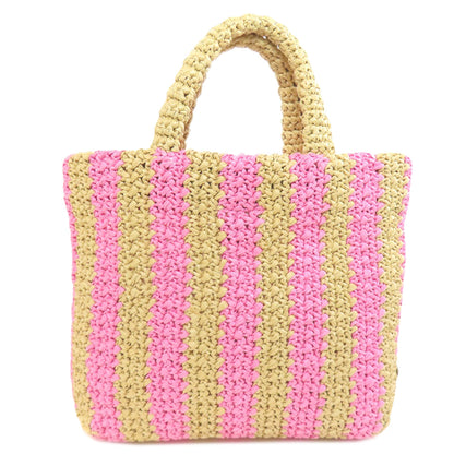 PRADA Small Crochet Handbag Viscose Ladies [Used]