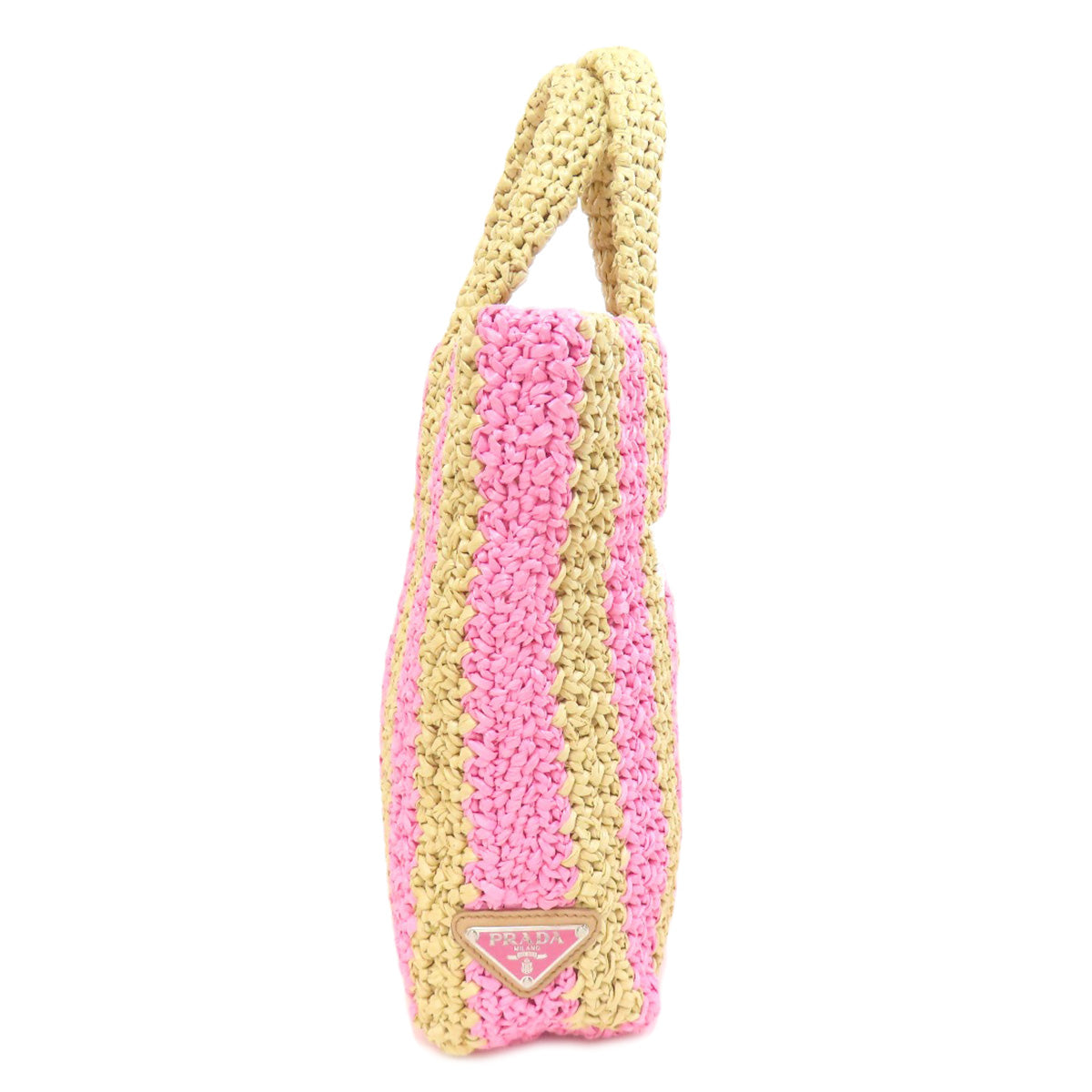 PRADA Small Crochet Handbag Viscose Ladies [Used]