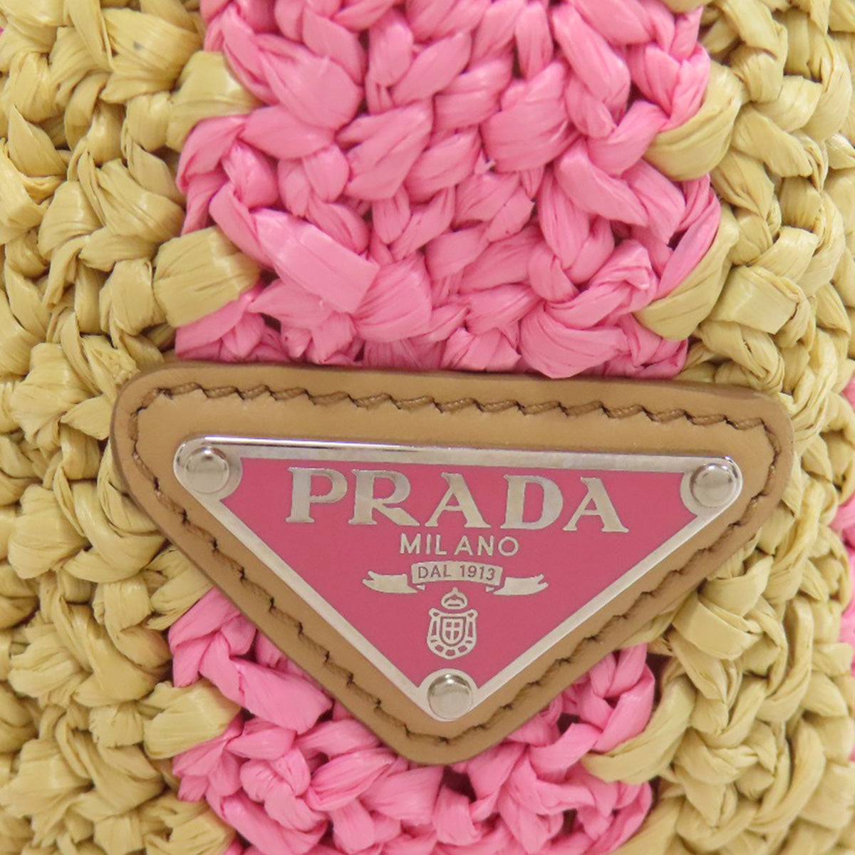 PRADA Small Crochet Handbag Viscose Ladies [Used]