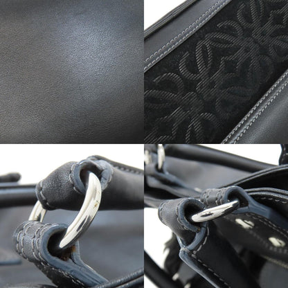 LOEWE logo Handbag Leather Ladies [Used]