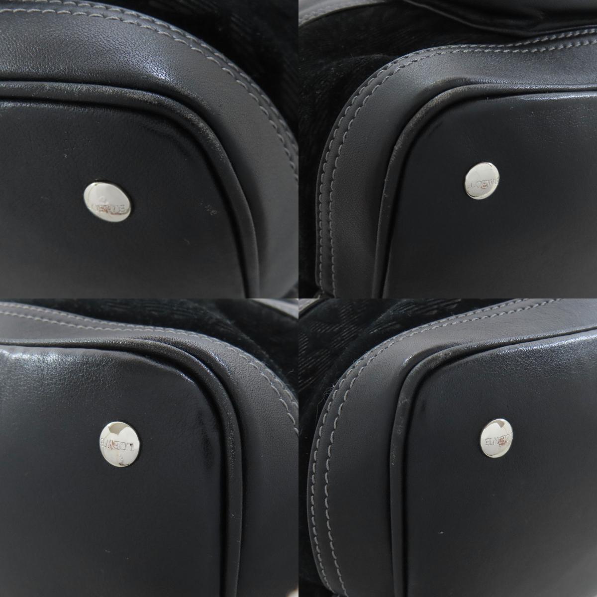 LOEWE logo Handbag Leather Ladies [Used]