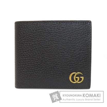 GUCCI 428725 GG Marmont Bifold Wallet with Coin Pocket Leather Ladies [Used]