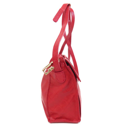 GHERARDINI Logo motif softy Shoulder Bag Polyester Polyurethane coatingLadies [Used]