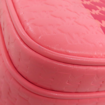 Michael Kors Long Shoulder MK Signature Shoulder Bag Leather Ladies [Used]