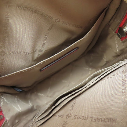 Michael Kors Long Shoulder MK Signature Shoulder Bag Leather Ladies [Used]