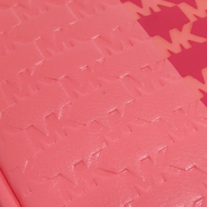 Michael Kors Long Shoulder MK Signature Shoulder Bag Leather Ladies [Used]