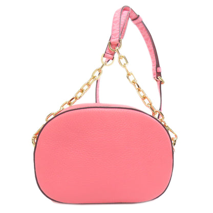 Michael Kors MK Signature ChainShoulder Shoulder Bag Leather Ladies [Used]