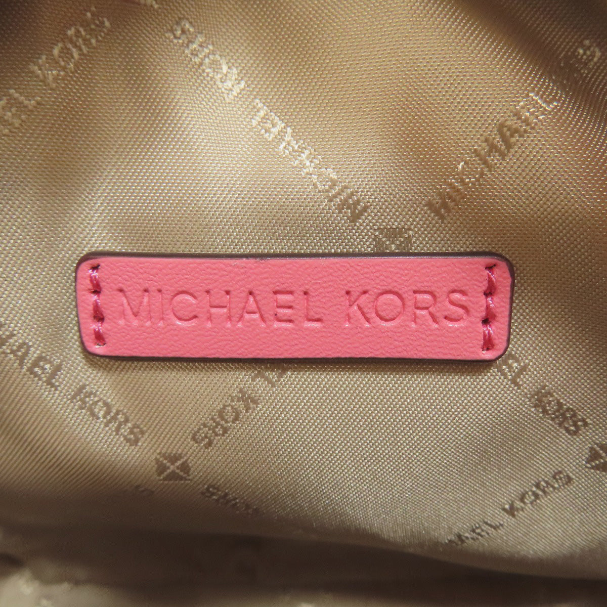 Michael Kors MK Signature ChainShoulder Shoulder Bag Leather Ladies [Used]