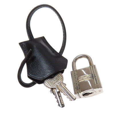 HERMES Kelly 32 Outside Stitching SilverHardware Handbag Box calf Ladies [Used]