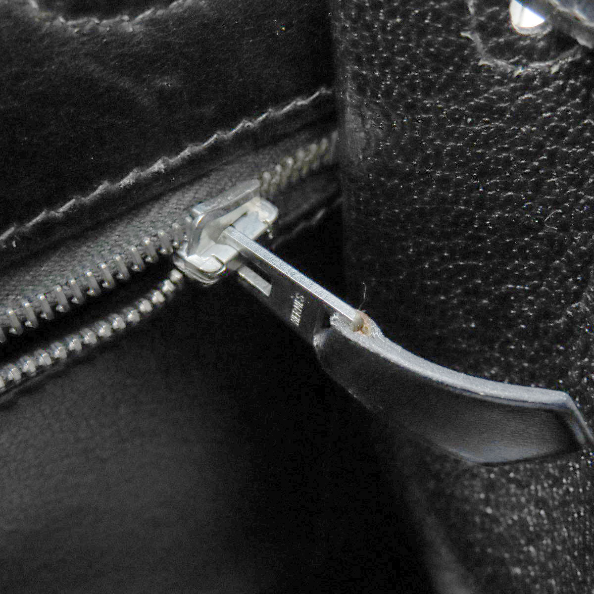 HERMES Kelly 32 Outside Stitching SilverHardware Handbag Box calf Ladies [Used]