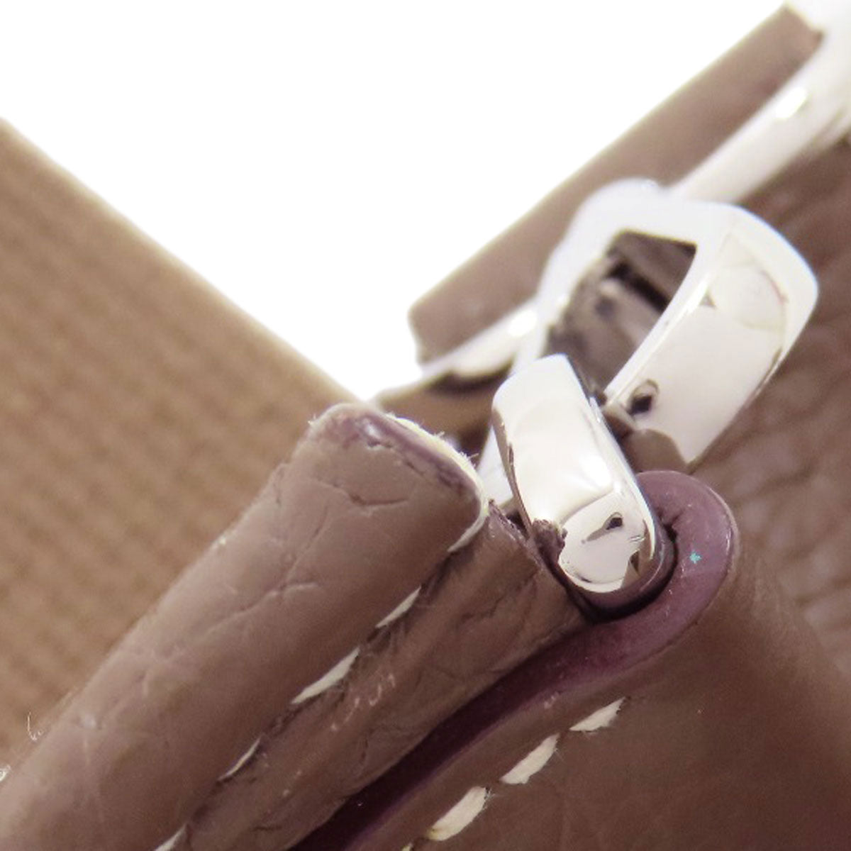 HERMES Evelyne 3 PM Etop SilverHardware Shoulder Bag Taurillon Clemence Ladies [Used]