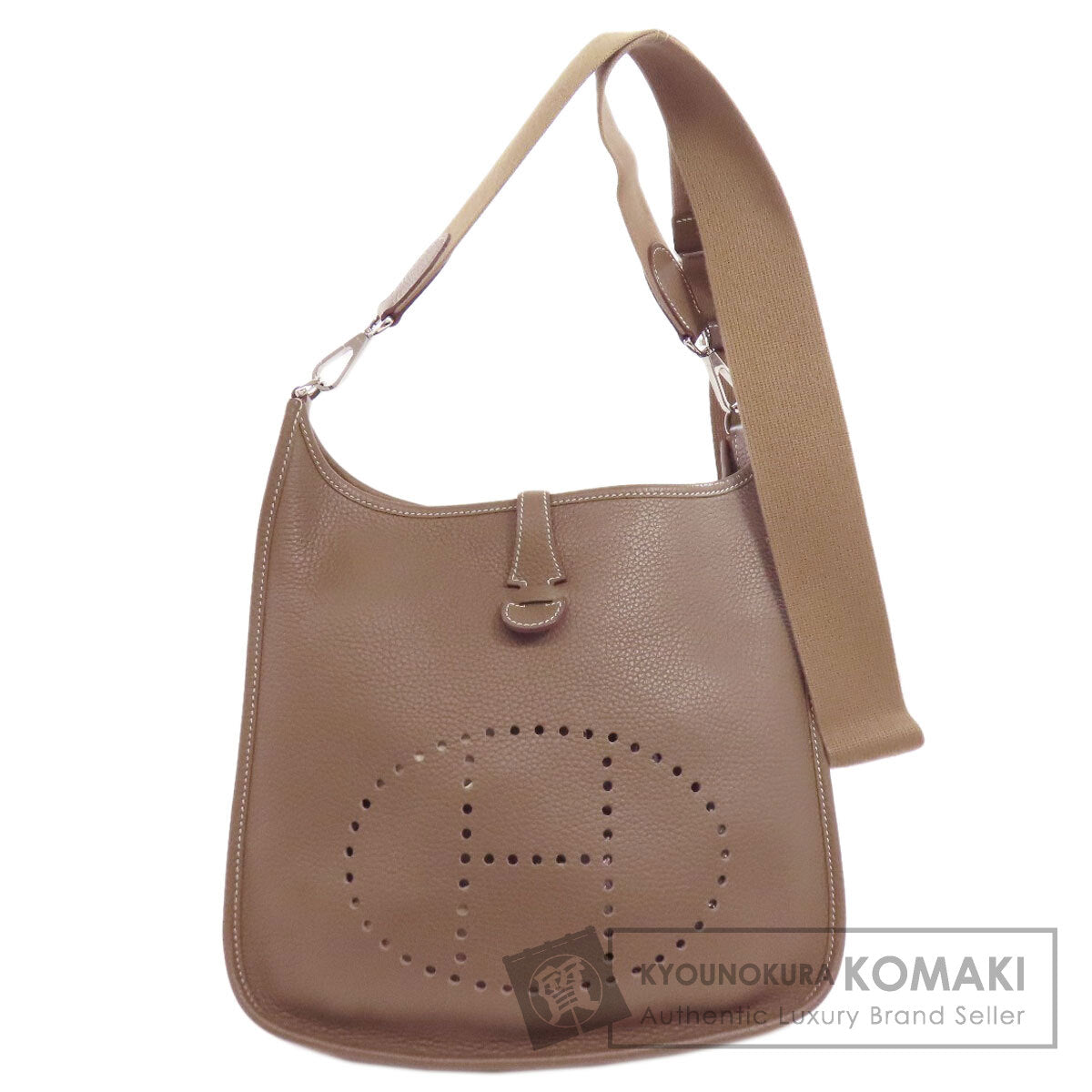 HERMES Evelyne 3 PM Etop SilverHardware Shoulder Bag Taurillon Clemence Ladies [Used]