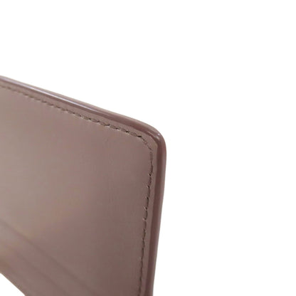 MIUMIU logo Card Case Leather Ladies [Used]