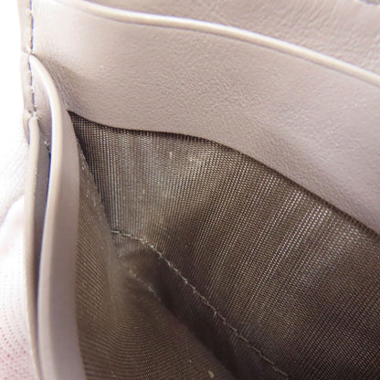 MIUMIU logo Card Case Leather Ladies [Used]