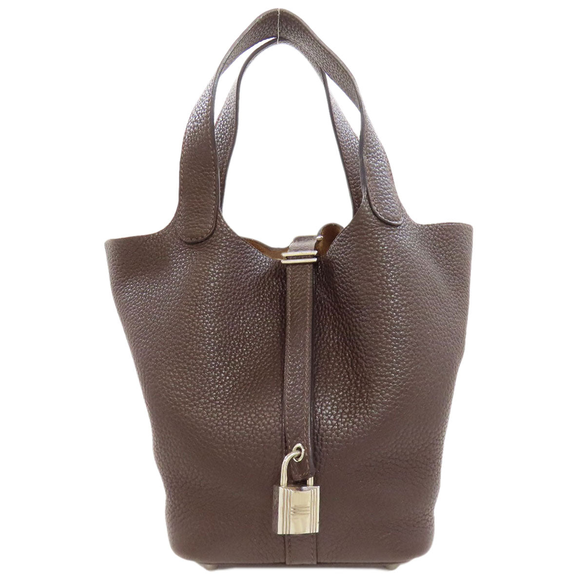 HERMES Picotin Lock PM SilverHardware Handbag Taurillon Clemence Ladies [Used]