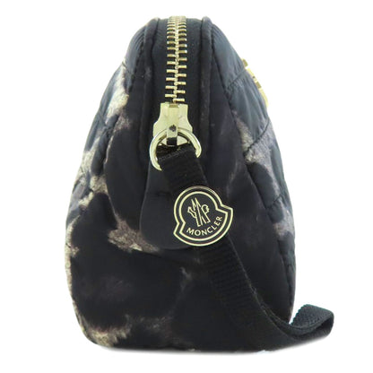 MONCLER Leopard pattern Cosmetics Pouch Nylon Ladies [Used]