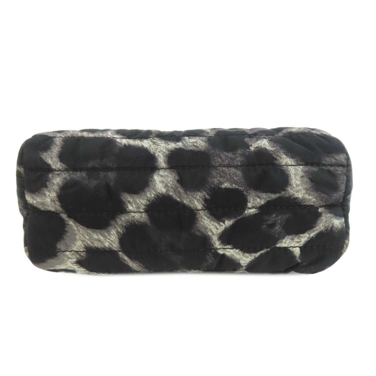 MONCLER Leopard pattern Cosmetics Pouch Nylon Ladies [Used]