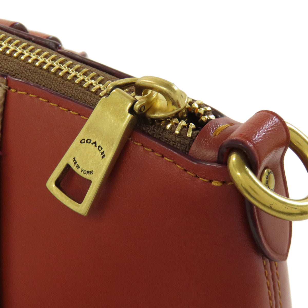 COACH F79364 Ellis Satchel Signature 2WAY Handbag PVC LeatherLadies [Used]