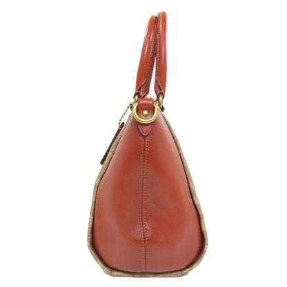 COACH F79364 Ellis Satchel Signature 2WAY Handbag PVC LeatherLadies [Used]