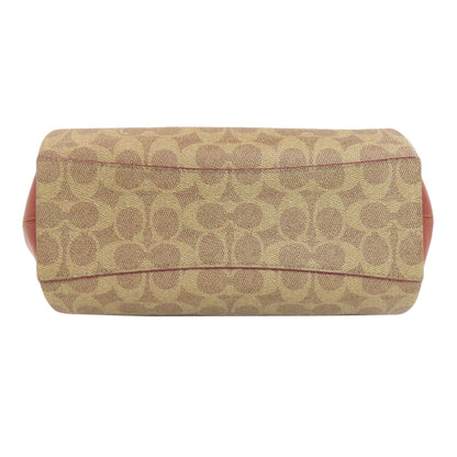 COACH F79364 Ellis Satchel Signature 2WAY Handbag PVC LeatherLadies [Used]