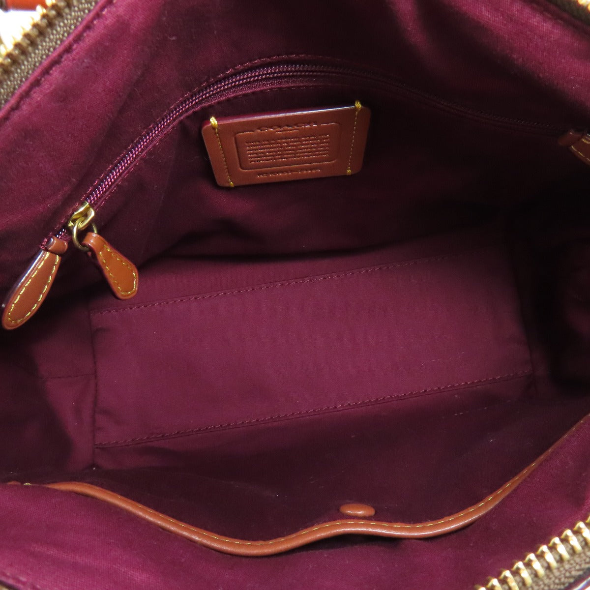 COACH F79364 Ellis Satchel Signature 2WAY Handbag PVC LeatherLadies [Used]