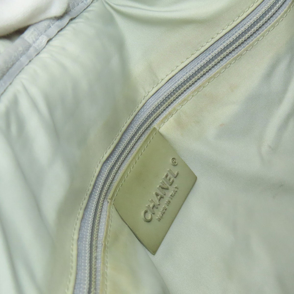 CHANEL Matelasse COCO Mark SilverHardware Boston bag Nylon Ladies [Used]