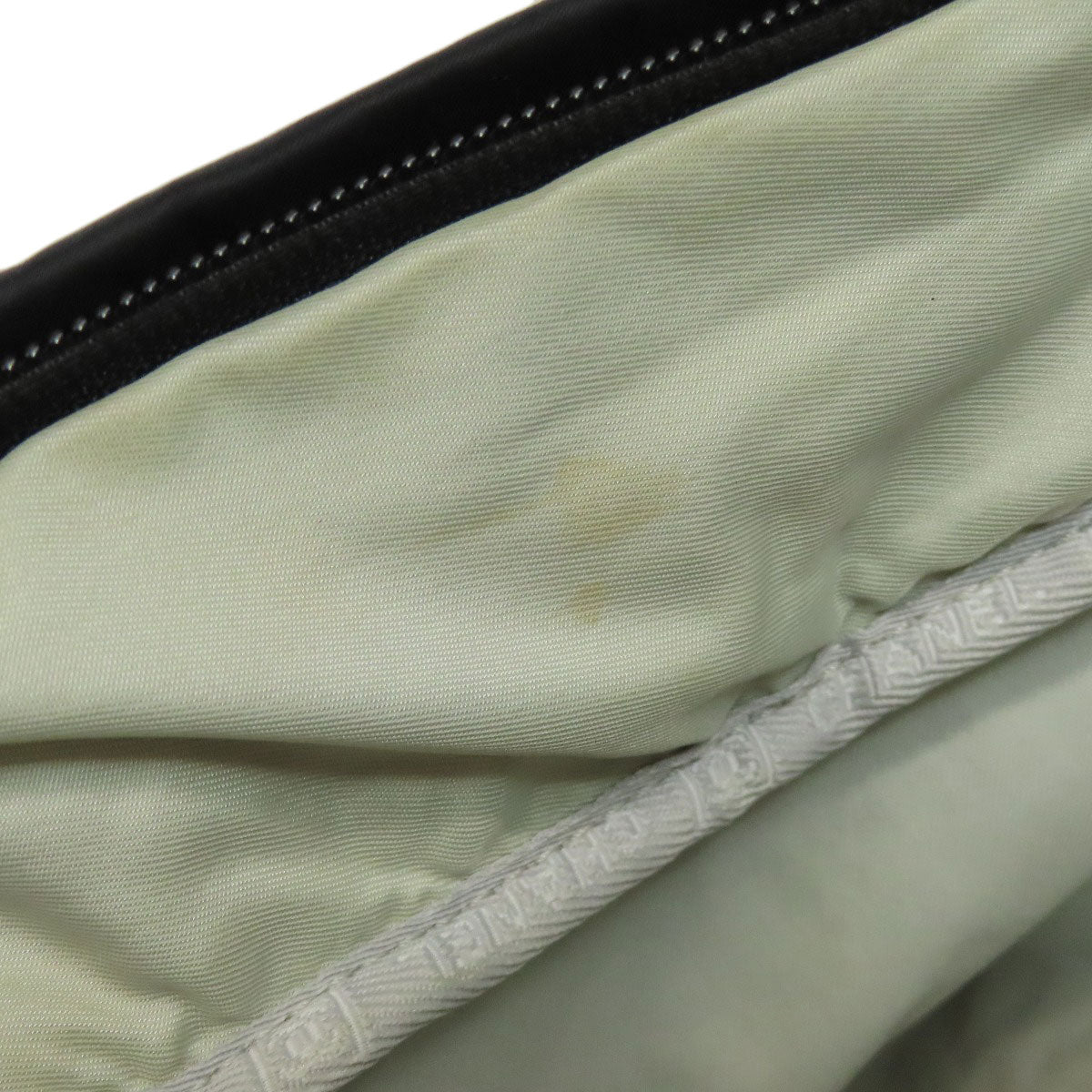 CHANEL Matelasse COCO Mark SilverHardware Boston bag Nylon Ladies [Used]