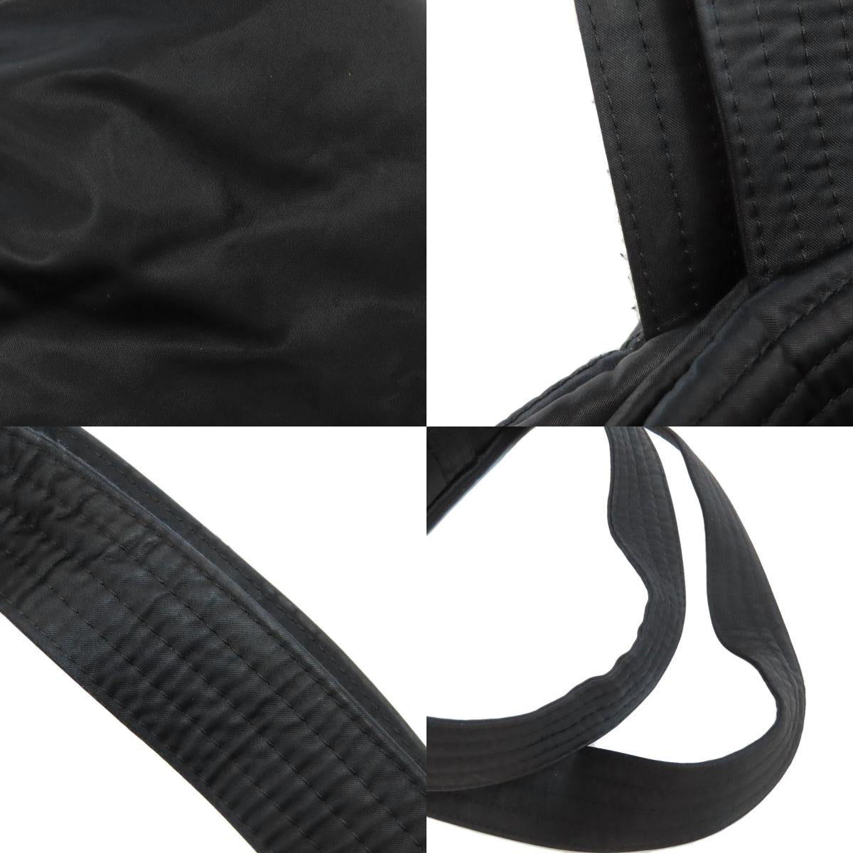 CHANEL Matelasse COCO Mark SilverHardware Boston bag Nylon Ladies [Used]