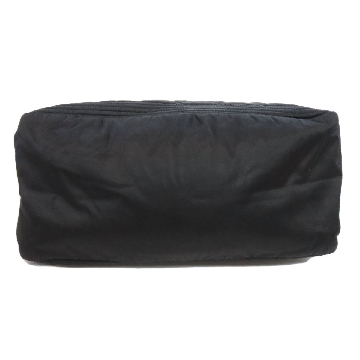 CHANEL Matelasse COCO Mark SilverHardware Boston bag Nylon Ladies [Used]