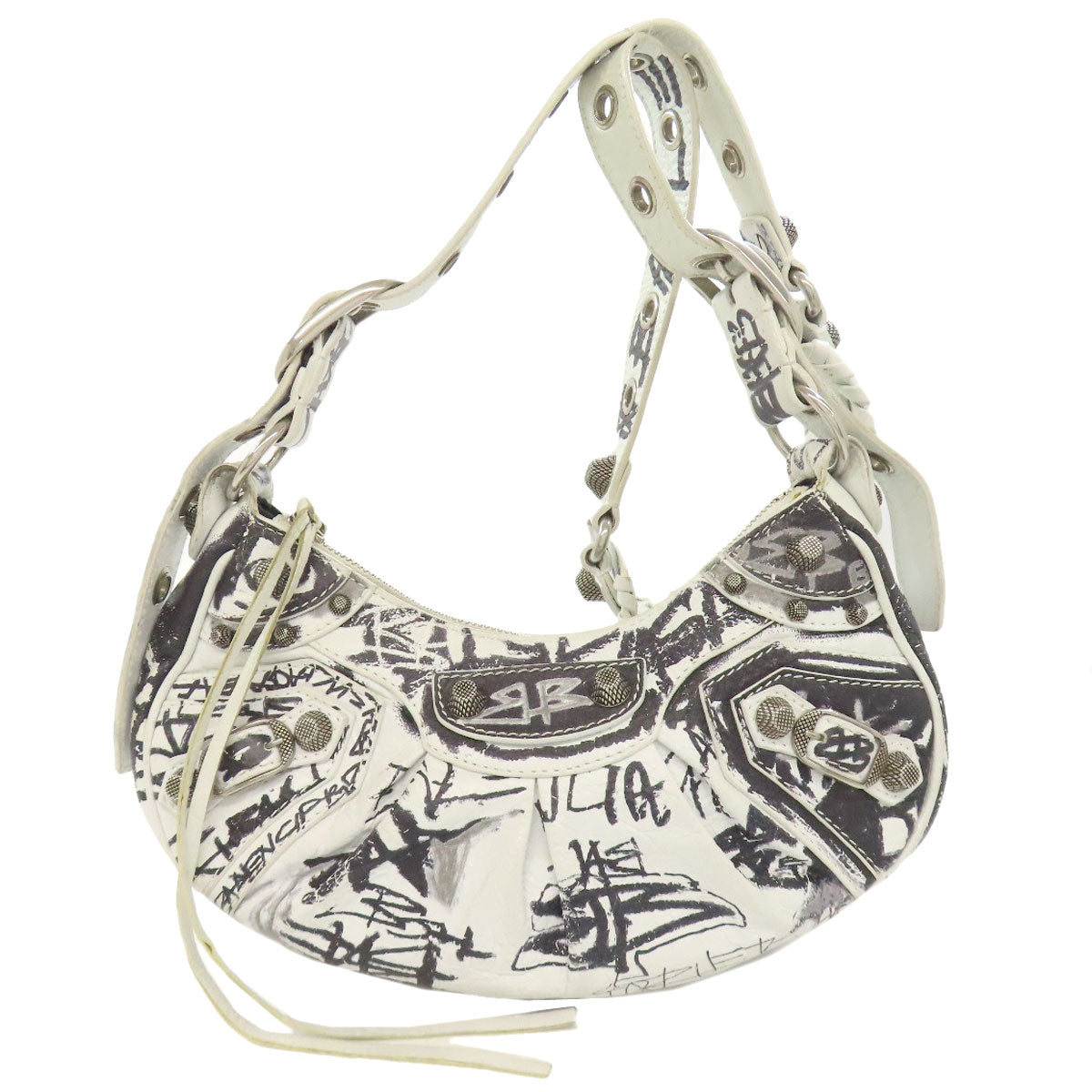 バレンシアガ 671309 ル・カゴール XS ショルダーバッグ カーフ レディース 【中古】【BALENCIAGA】