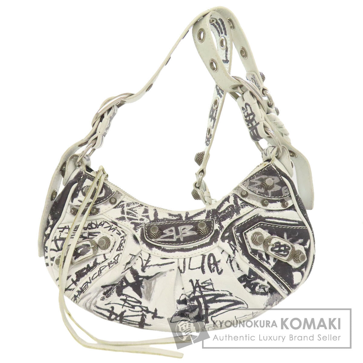バレンシアガ 671309 ル・カゴール XS ショルダーバッグ カーフ レディース 【中古】【BALENCIAGA】