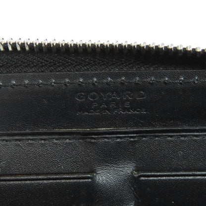 GOYARD Herringbone pattern Long wallet (with coin pocket) PVC Ladies [Used]