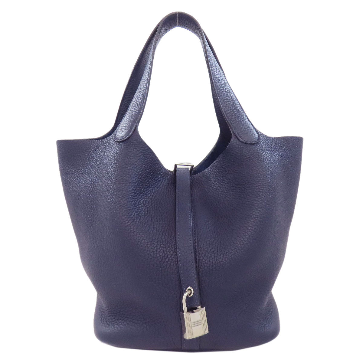 HERMES Picotin Lock MM SilverHardware Handbag Taurillon Clemence Ladies [Used]