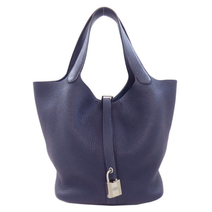 HERMES Picotin Lock MM SilverHardware Handbag Taurillon Clemence Ladies [Used]