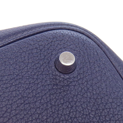 HERMES Picotin Lock MM SilverHardware Handbag Taurillon Clemence Ladies [Used]