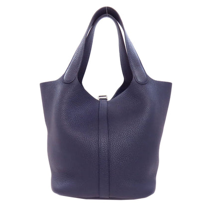 HERMES Picotin Lock MM SilverHardware Handbag Taurillon Clemence Ladies [Used]